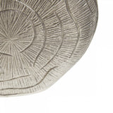 Silva Small Oak Effect Silver Vase
