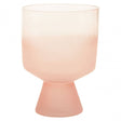 Baila Small Matte Pink Glass Vase