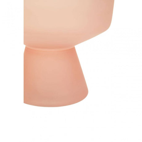 Baila Small Matte Pink Glass Vase