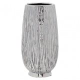 Hesper Small Silver Ceramic Vase