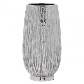 Hesper Small Silver Ceramic Vase