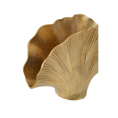 Danna Large Gold Gingko Vase