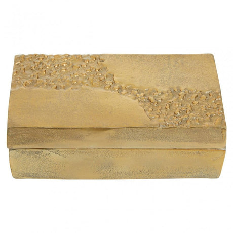 Dante Textured Gold Trinket Box