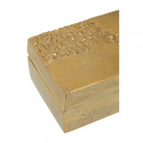 Dante Textured Gold Trinket Box