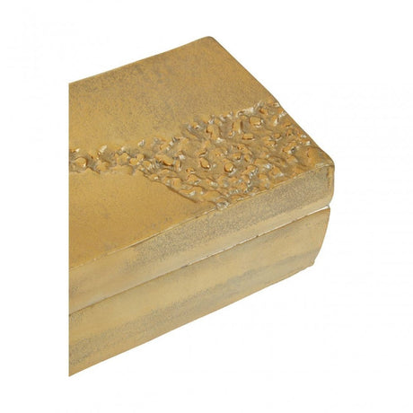 Dante Textured Gold Trinket Box