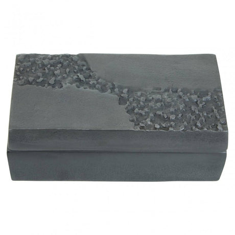 Dante Textured Grey Trinket Box