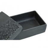 Dante Textured Grey Trinket Box