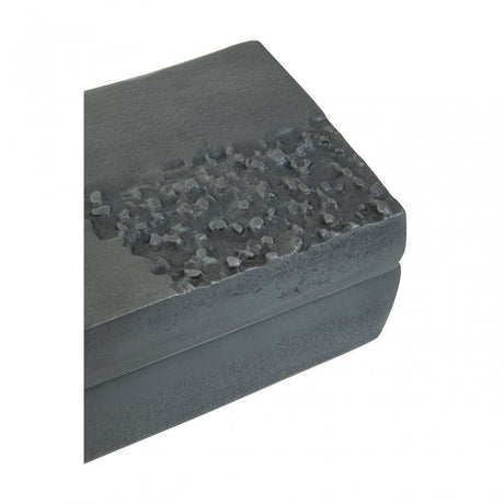 Dante Textured Grey Trinket Box