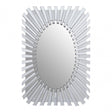 Jade Silver Sunburst Wall Mirror