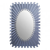 Jade Grey Sunburst Wall Mirror