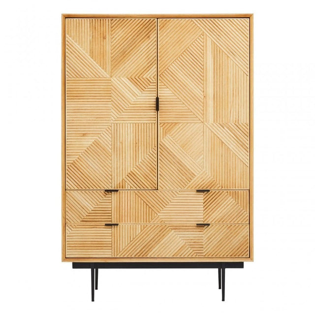 Jakara Natural Wooden Cabinet