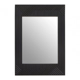 Jakara Black Finish Floor Standing Mirror