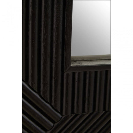Jakara Black Finish Floor Standing Mirror
