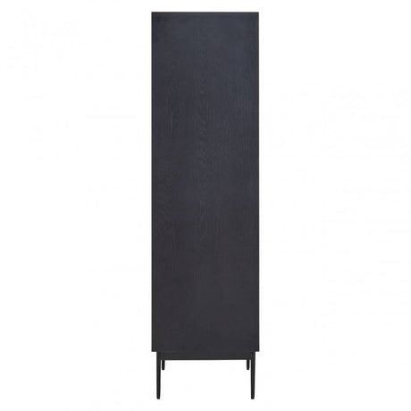 Jakara Black Finish Wooden Cabinet