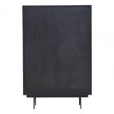 Jakara Black Finish Wooden Cabinet