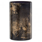 Gaia Black And Gold Large Candle Holder