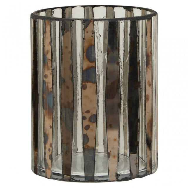 Gaia Metallic Small Candle Holder