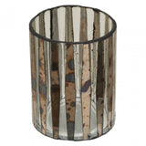 Gaia Metallic Small Candle Holder