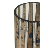 Gaia Metallic Large Candle Holder