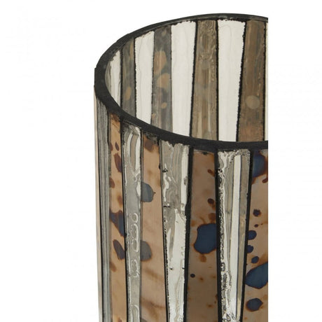 Gaia Metallic Large Candle Holder