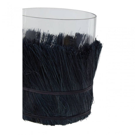 Kuta Black Large Candle Holder