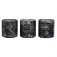 Garan Set Of 3 Grey Tealight Holders