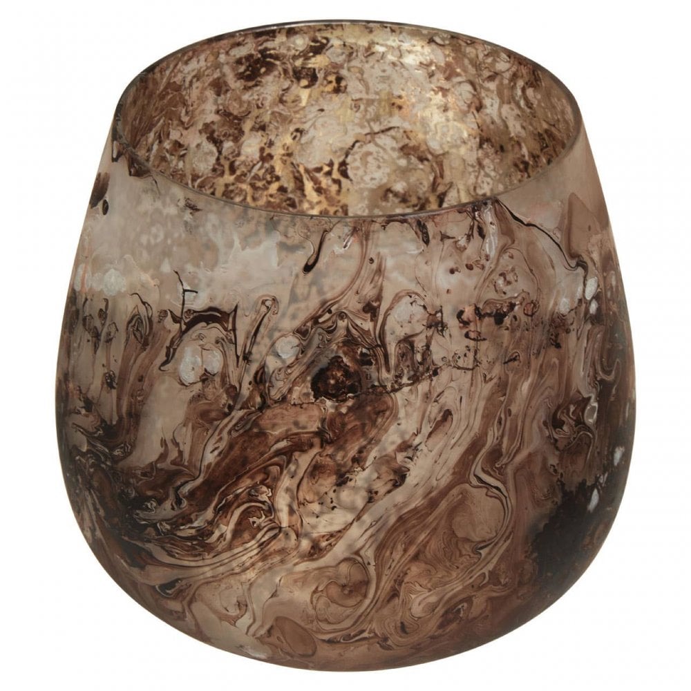 Garan Brown Small Candle Holder