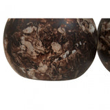 Garan Set Of 3 Brown Tealight Holders