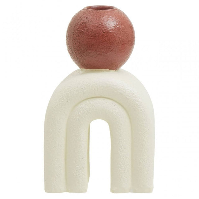 Utica Candle Holder With Cream Base