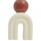Utica Candle Holder With Cream Base