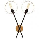 Trieste Two Bulb Ring Wall Light