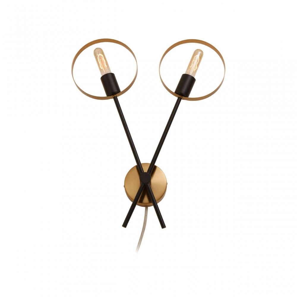 Trieste Two Bulb Ring Wall Light