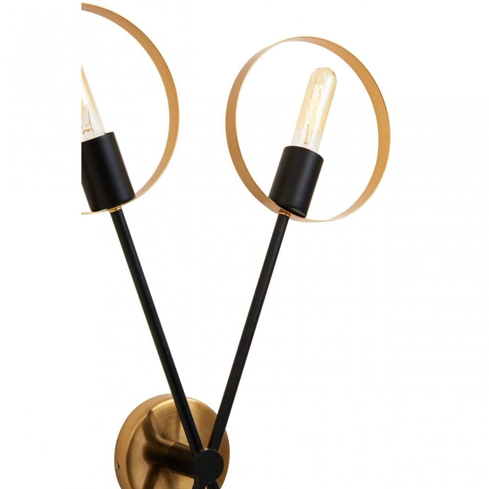 Trieste Two Bulb Ring Wall Light