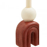 Utica Candle Holder With Red Base