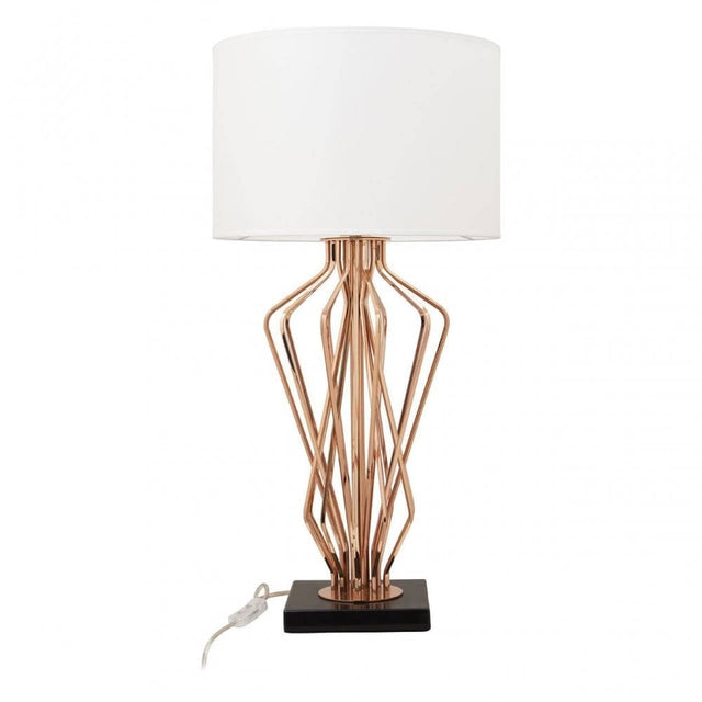 Kensington Townhouse White Shade Table Lamp