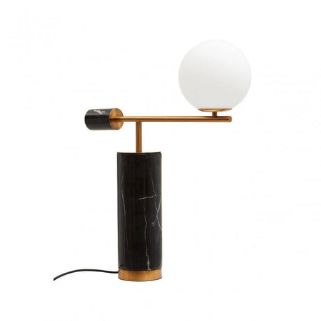 Marmo White Shade Table Lamp