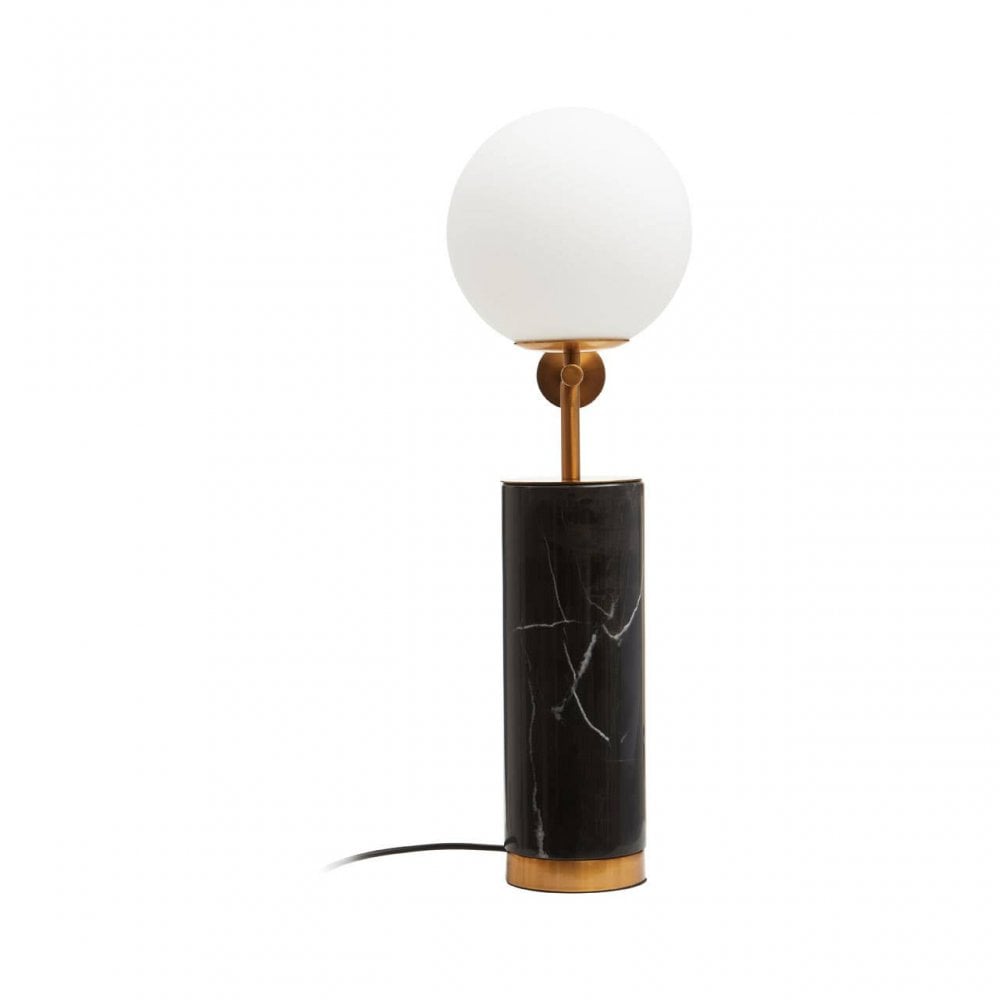 Marmo White Shade Table Lamp