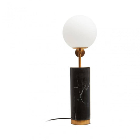 Marmo White Shade Table Lamp