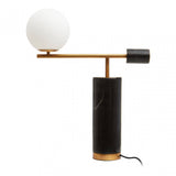 Marmo White Shade Table Lamp