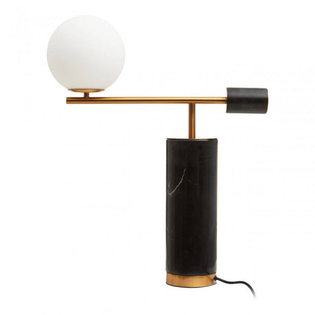 Marmo White Shade Table Lamp