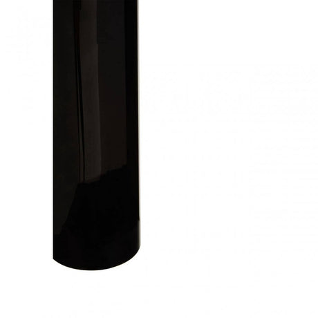 Carrie Black Finish Crystal Candle Holder