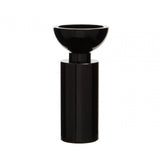 Carrie Black Finish Candle Holder