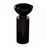 Carrie Black Finish Candle Holder