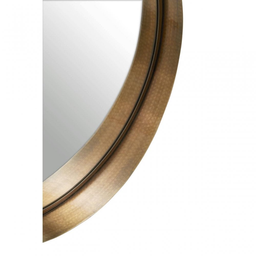 Leonov Medium Gold Finish Wall Mirror