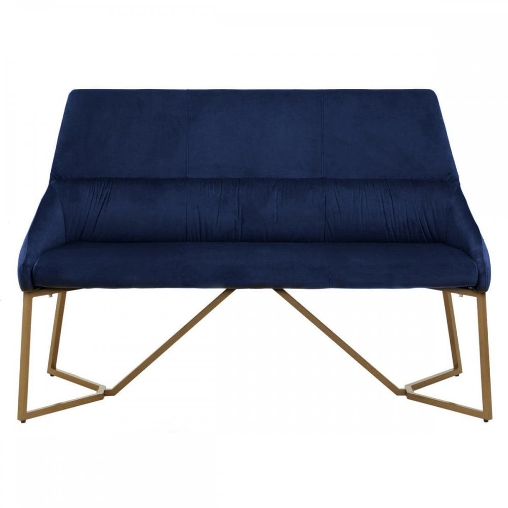 Vieste Midnight Velvet Bench