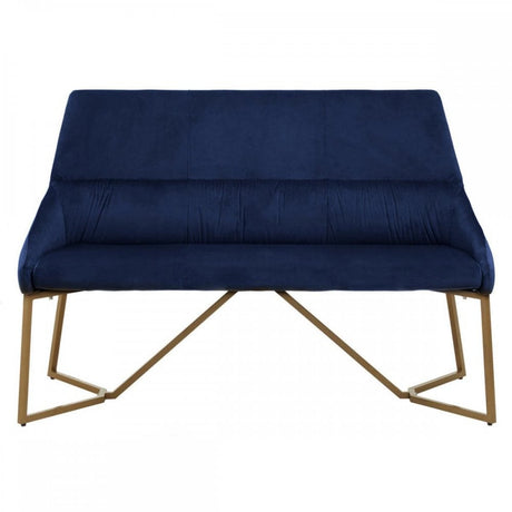 Vieste Midnight Velvet Bench