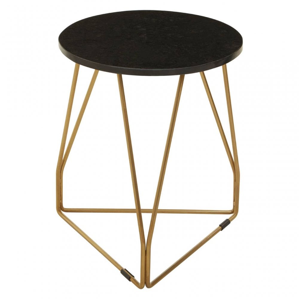 Corra Side Table With Sledge Base
