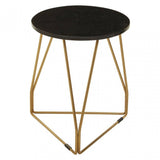 Corra Side Table With Sledge Base