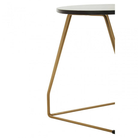 Corra Side Table With Sledge Base