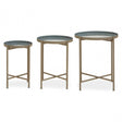 Set Of Three Side Table With Cross Legs